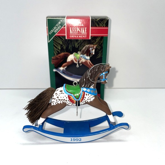 Hallmark Other - 1992 Hallmark keepsake Ornament Rocking Horse Collectors Series Number 12